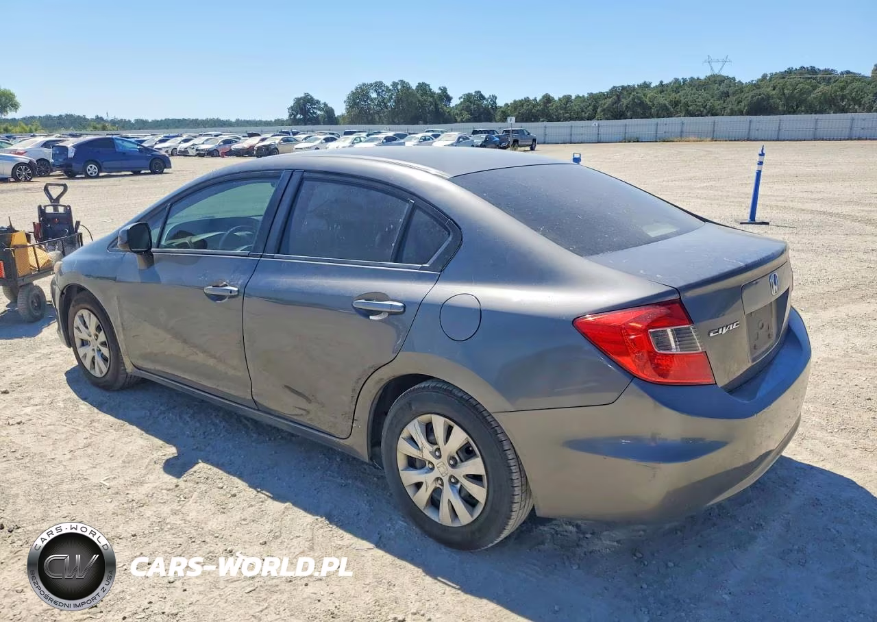 2012 Honda Civic VIN:2HGFB2F57CH603242 - 2