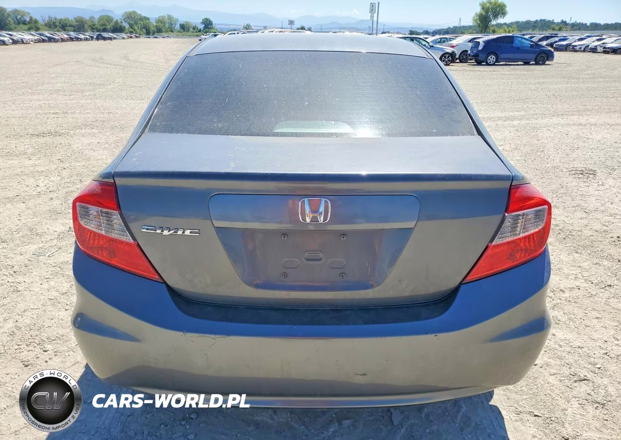 2012 Honda Civic VIN:2HGFB2F57CH603242 - 6