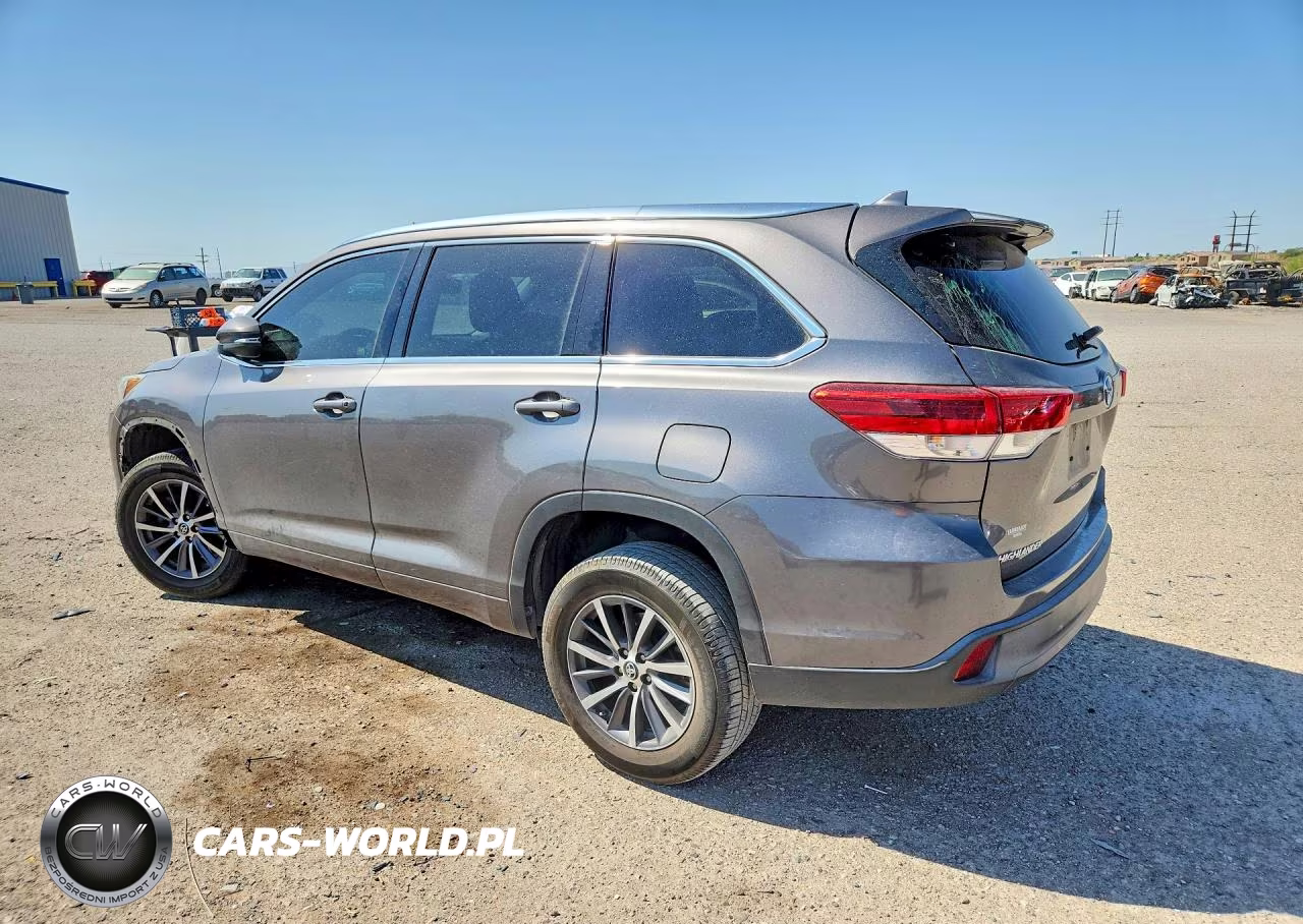 2018 Toyota Highlander Xle VIN:5TDKZRFH4JS258715 - 2