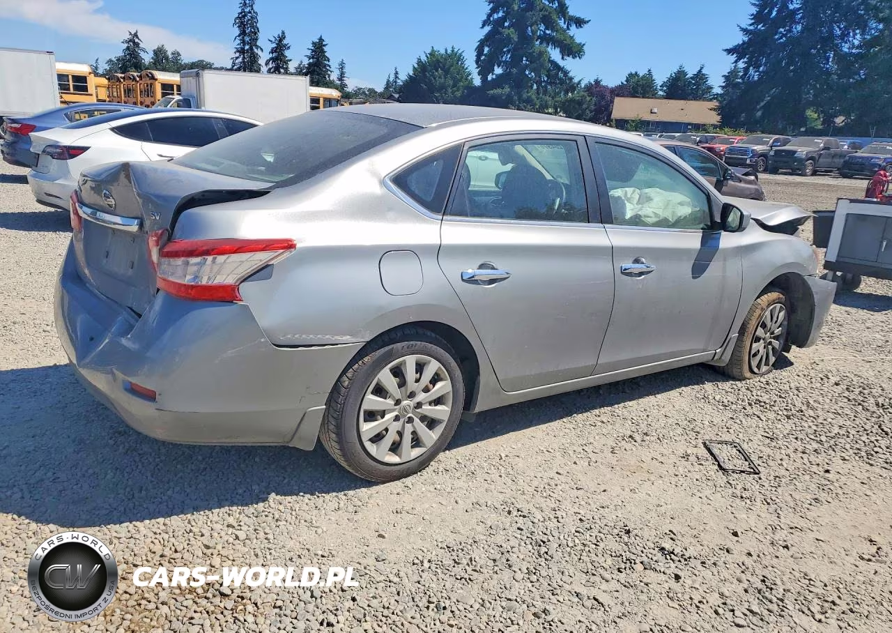 2014 Nissan Sentra Sv VIN:3N1AB7AP2EL686431 - 3