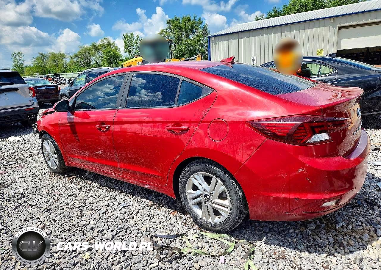 2019 Hyundai Elantra Sel VIN:KMHD84LF6KU744808 - 2