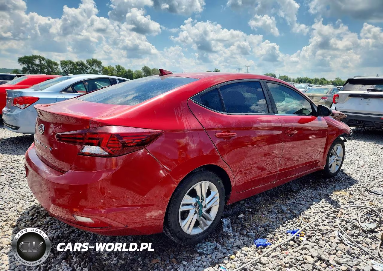 2019 Hyundai Elantra Sel VIN:KMHD84LF6KU744808 - 3