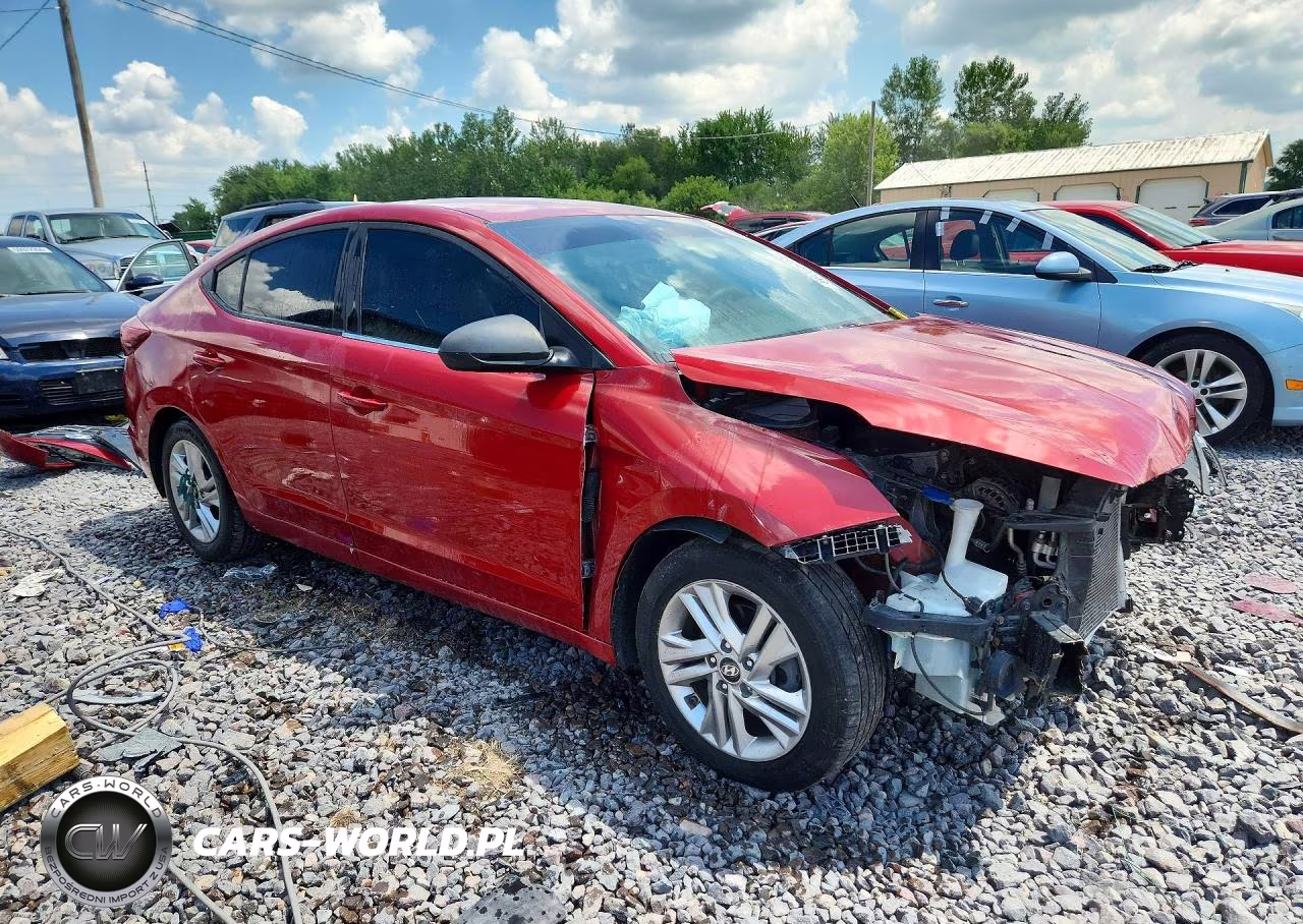 2019 Hyundai Elantra Sel VIN:KMHD84LF6KU744808 - 4