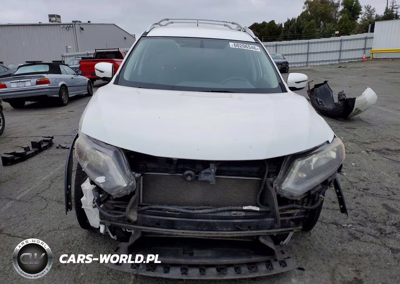 2016 Nissan Rogue Sv VIN:KNMAT2MT4GP618791 - 5