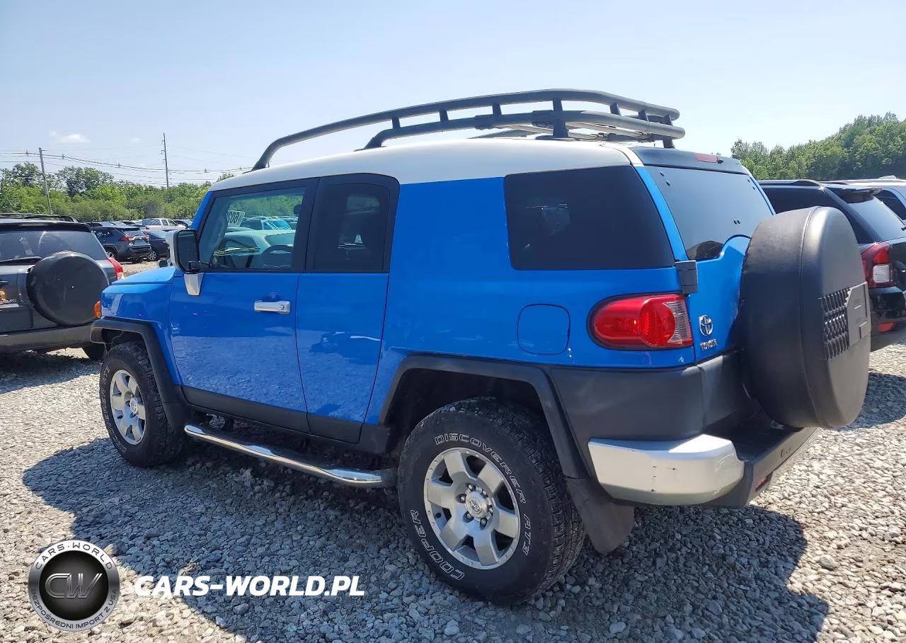 2007 Toyota Fj Cruiser Base VIN:JTEBU11F470008453 - 2