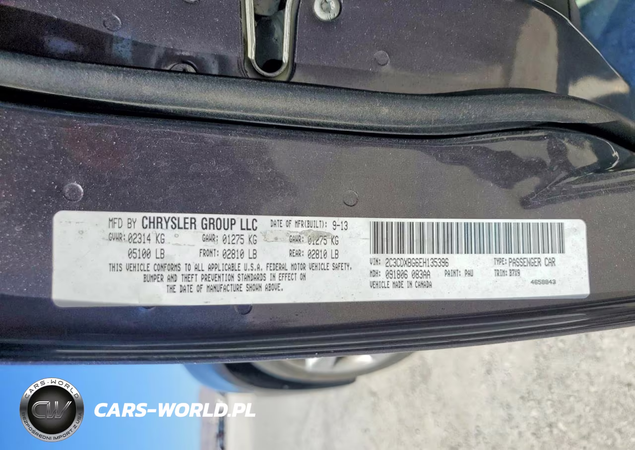 2014 Dodge Charger Se VIN:2C3CDXBG6EH135396 - 12