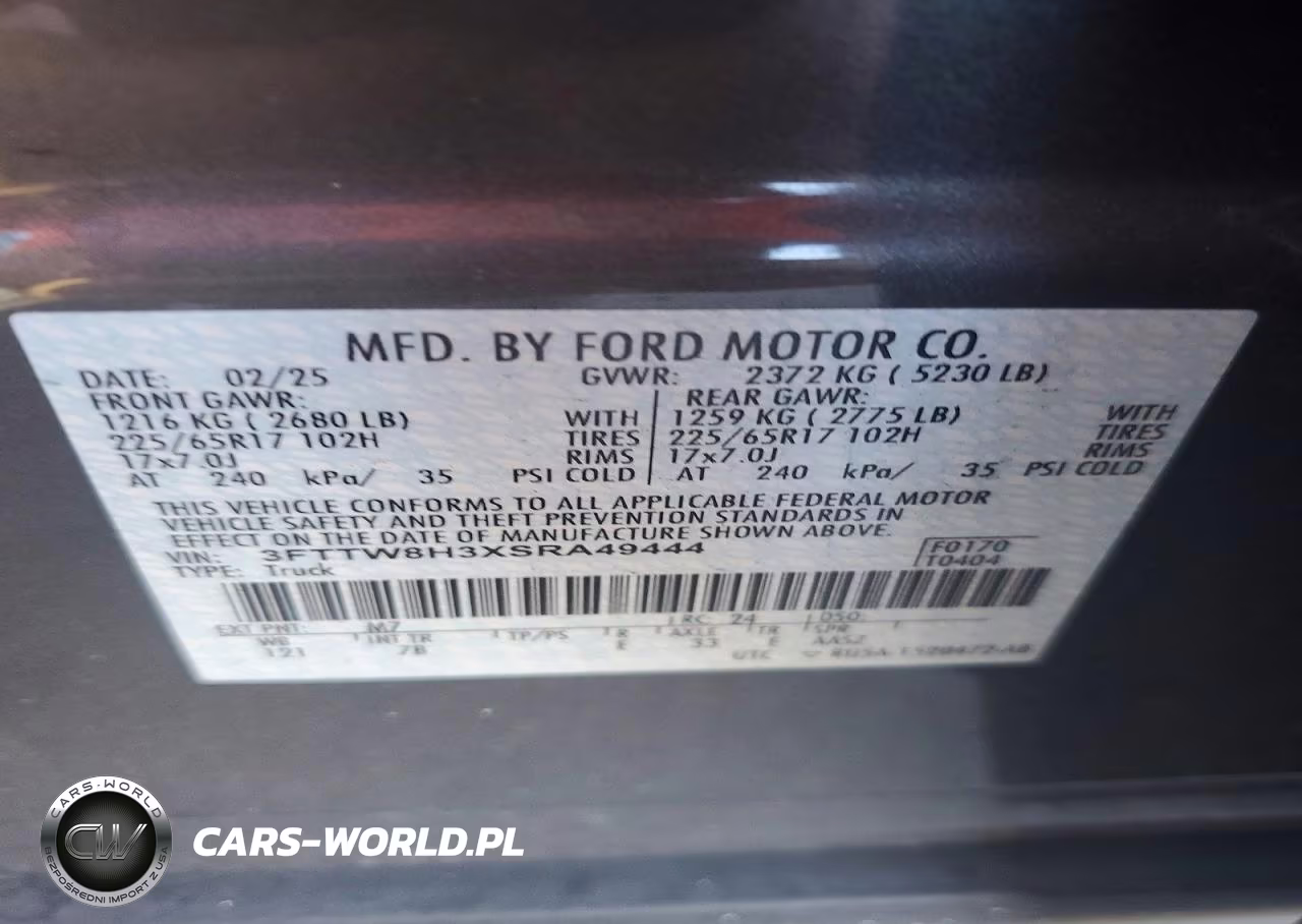 2025 Ford Maverick Xlt VIN:3FTTW8H3XSRA49444 - 12