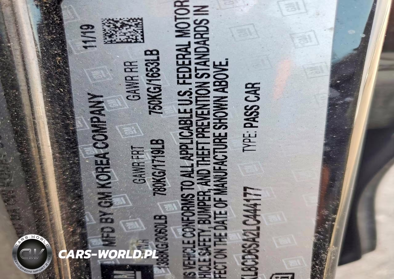 2020 Chevrolet Spark 1Lt VIN:KL8CD6SA2LC444177 - 12