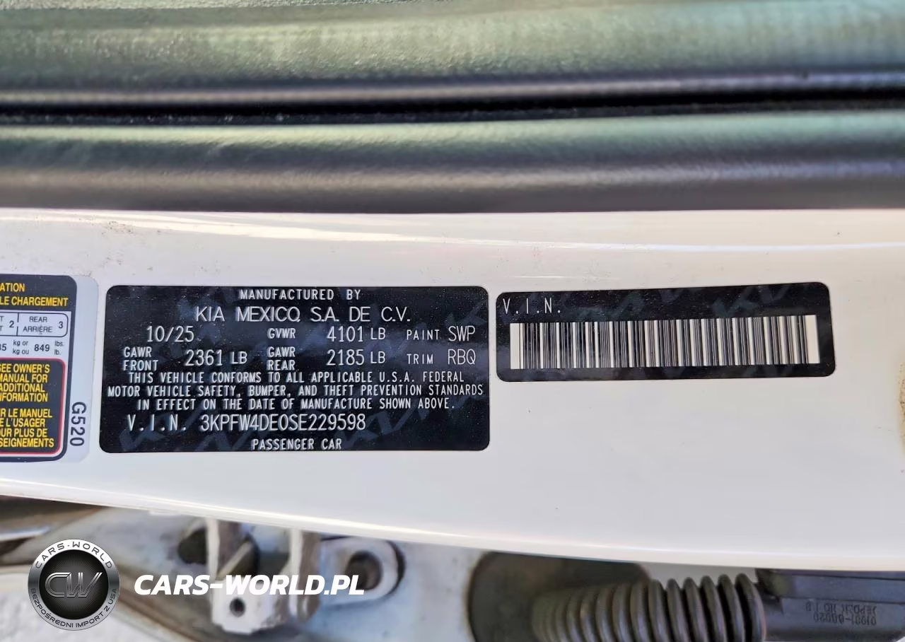 2025 Kia K4 Gt Line VIN:3KPFW4DE0SE229598 - 12