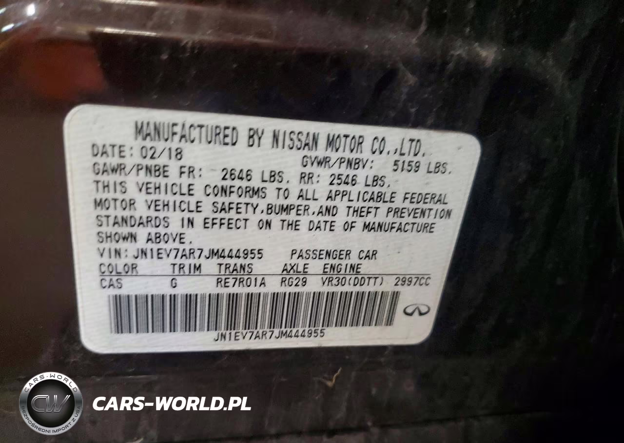 2018 Infiniti Q50 3.0T Luxe VIN:JN1EV7AR7JM444955 - 12