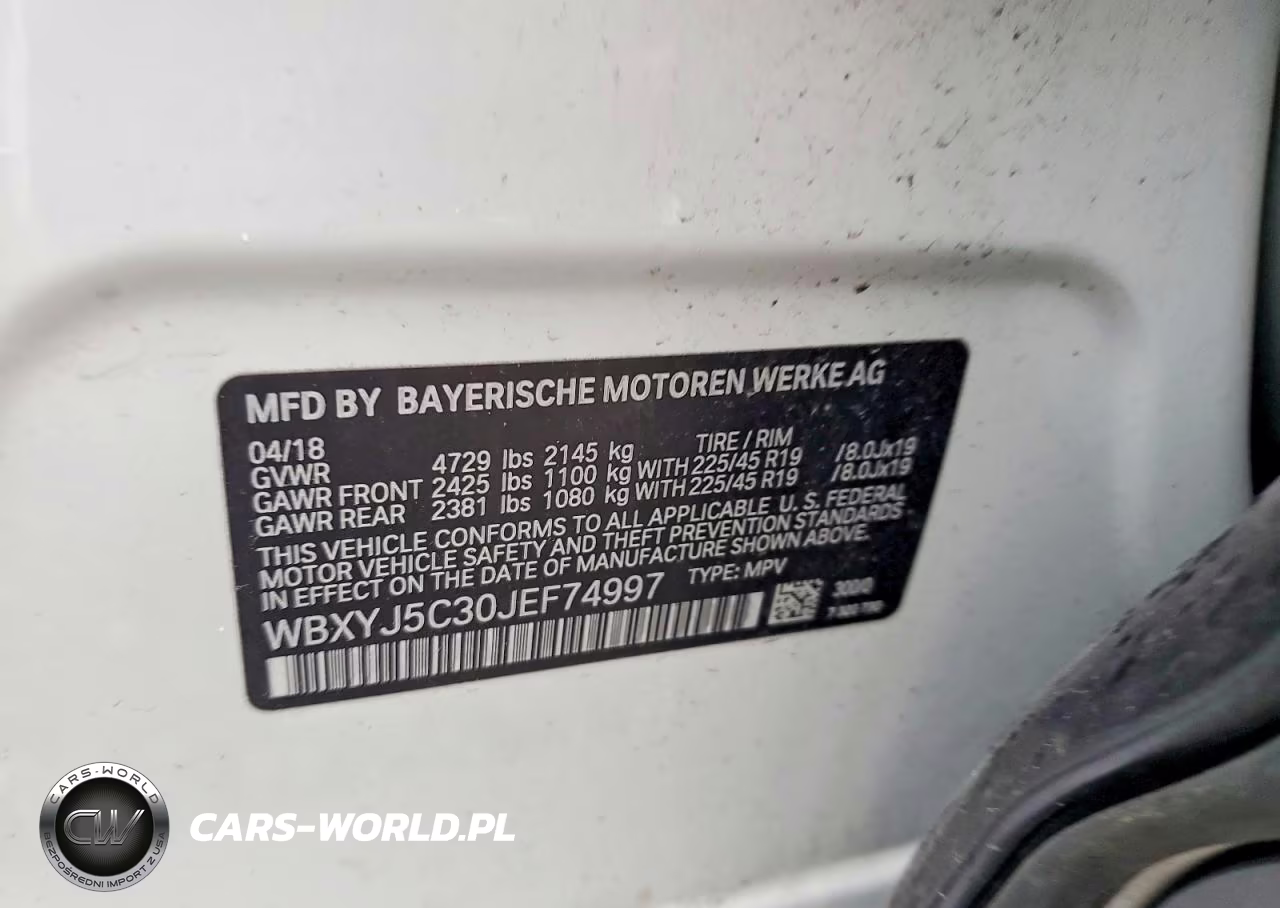 2018 BMW X2 xDrive28I VIN:WBXYJ5C30JEF74997 - 13