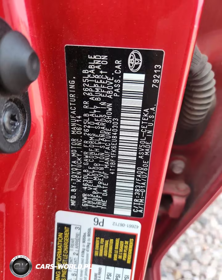 2014 Toyota Camry L VIN:4T1BF1FK6EU840303 - 12