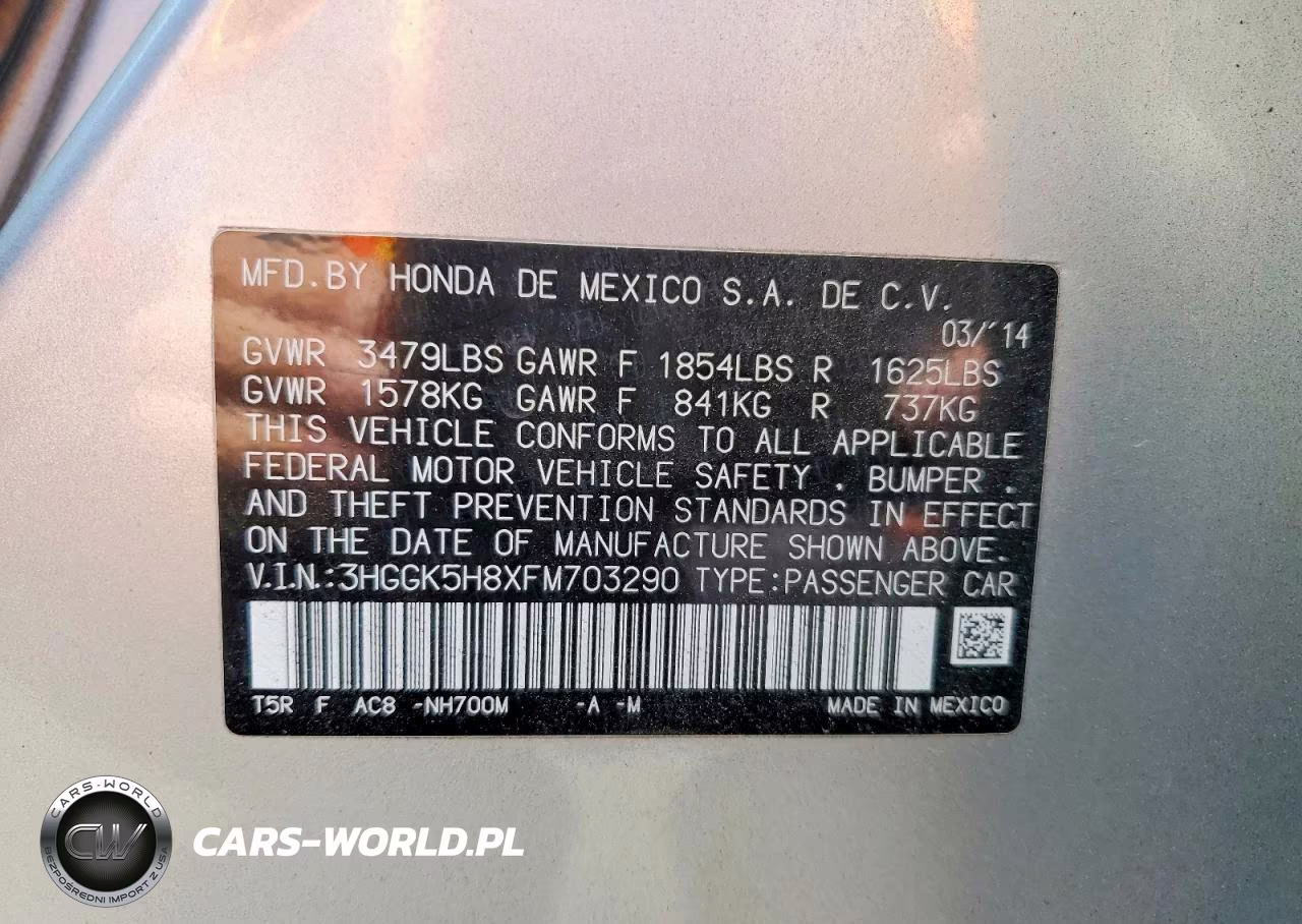 2015 Honda Fit Ex VIN:3HGGK5H8XFM703290 - 13