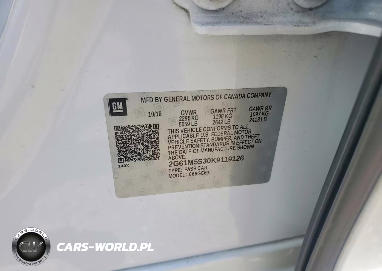 2019 Cadillac Xts Luxury VIN:2G61M5S30K9119126 - 12