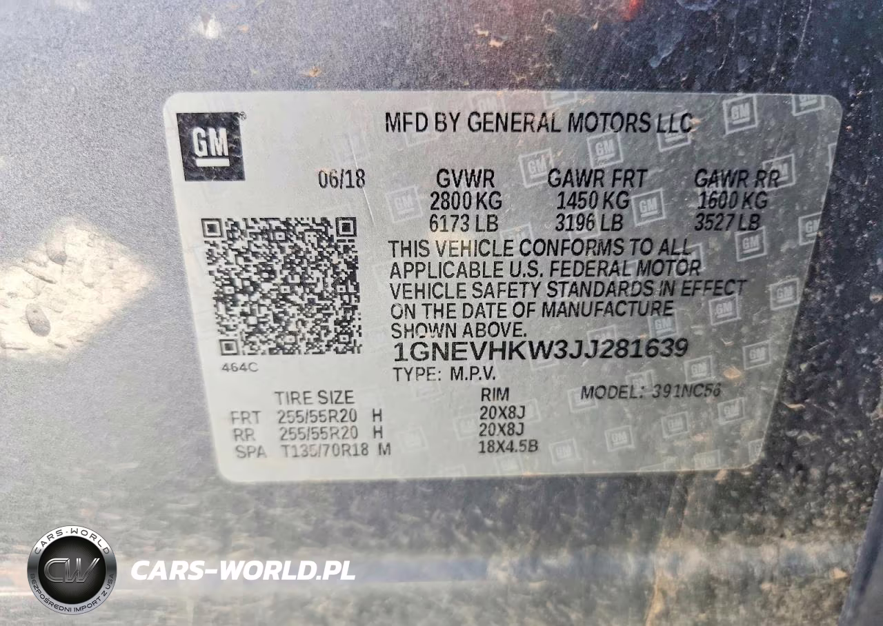 2018 Chevrolet Traverse Lt VIN:1GNEVHKW3JJ281639 - 13
