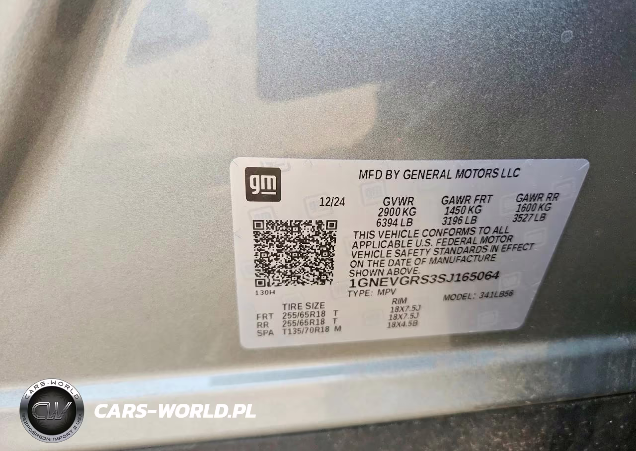 2025 Chevrolet Traverse Lt VIN:1GNEVGRS3SJ165064 - 12