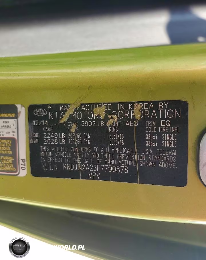 2015 Kia Soul Base VIN:KNDJN2A23F7790878 - 13