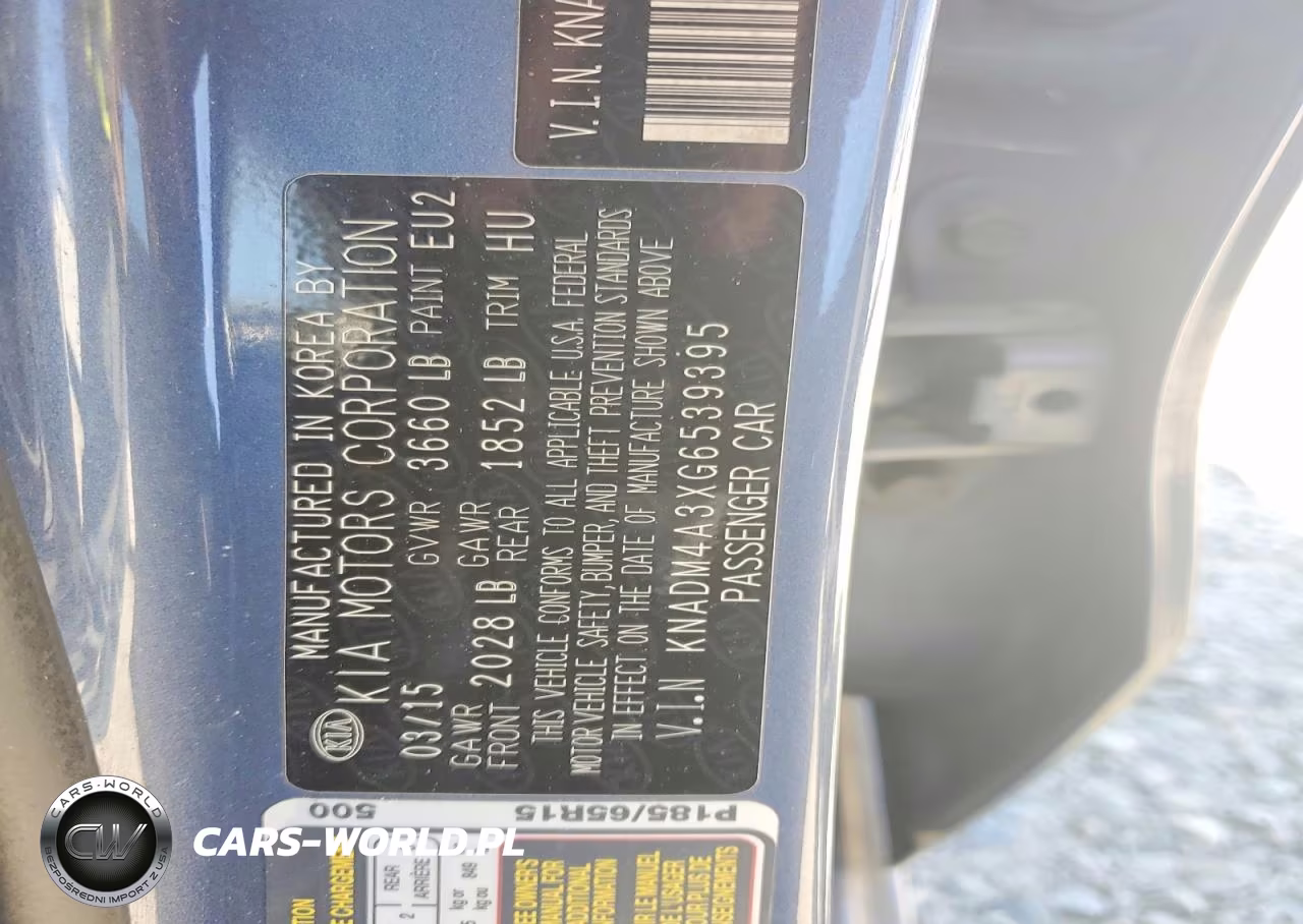 2016 Kia Rio Lx VIN:KNADM4A3XG6539395 - 12