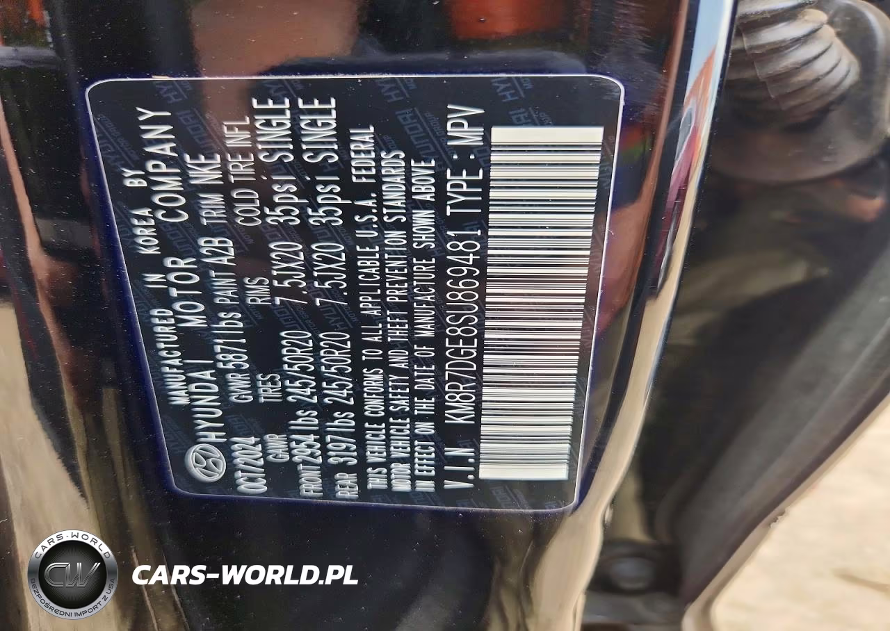 2025 Hyundai Palisade Calligraphy Night Edition VIN:KM8R7DGE8SU869481 - 12