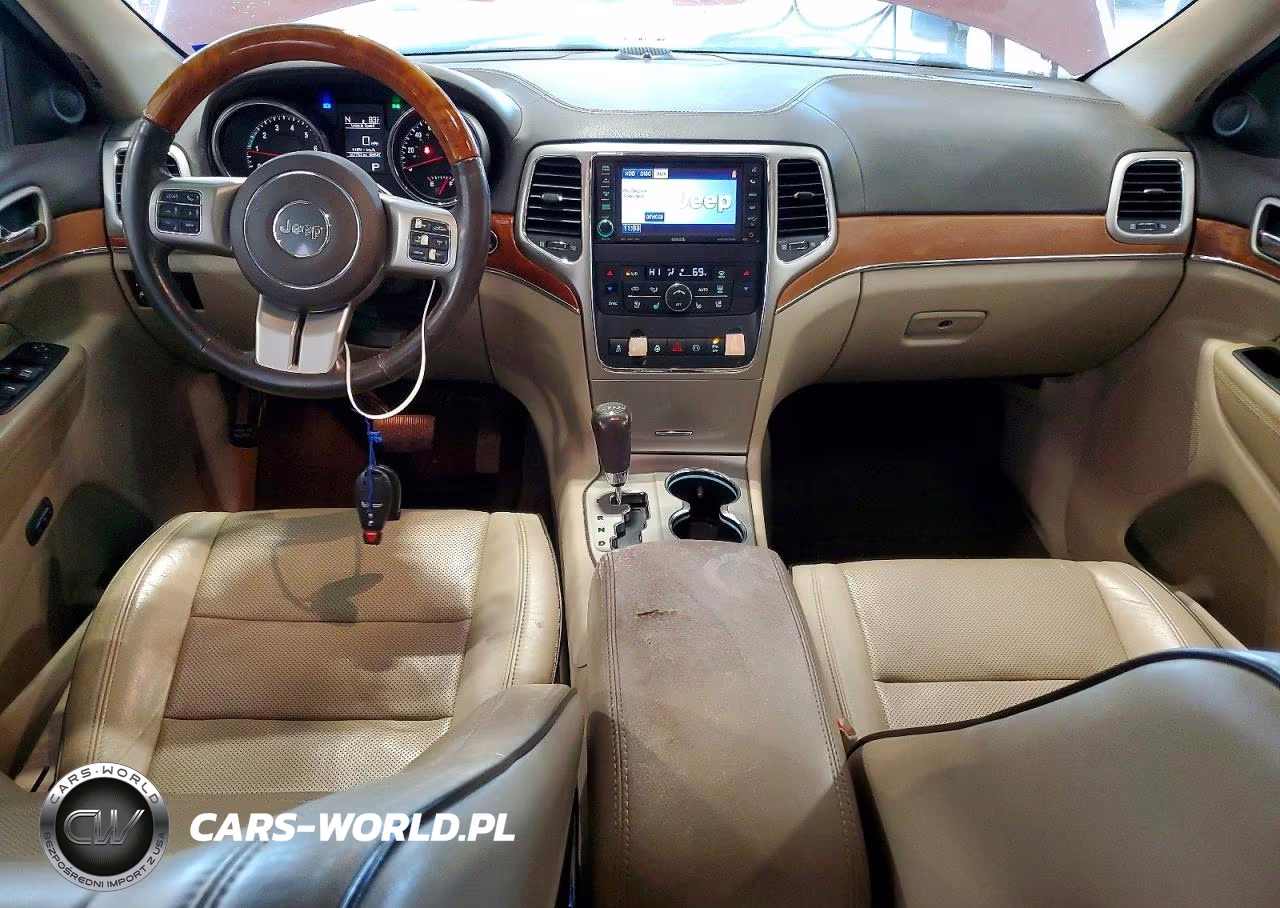 2012 Jeep Grand Cherokee Overland VIN:1C4RJFCG3CC133404 - 8