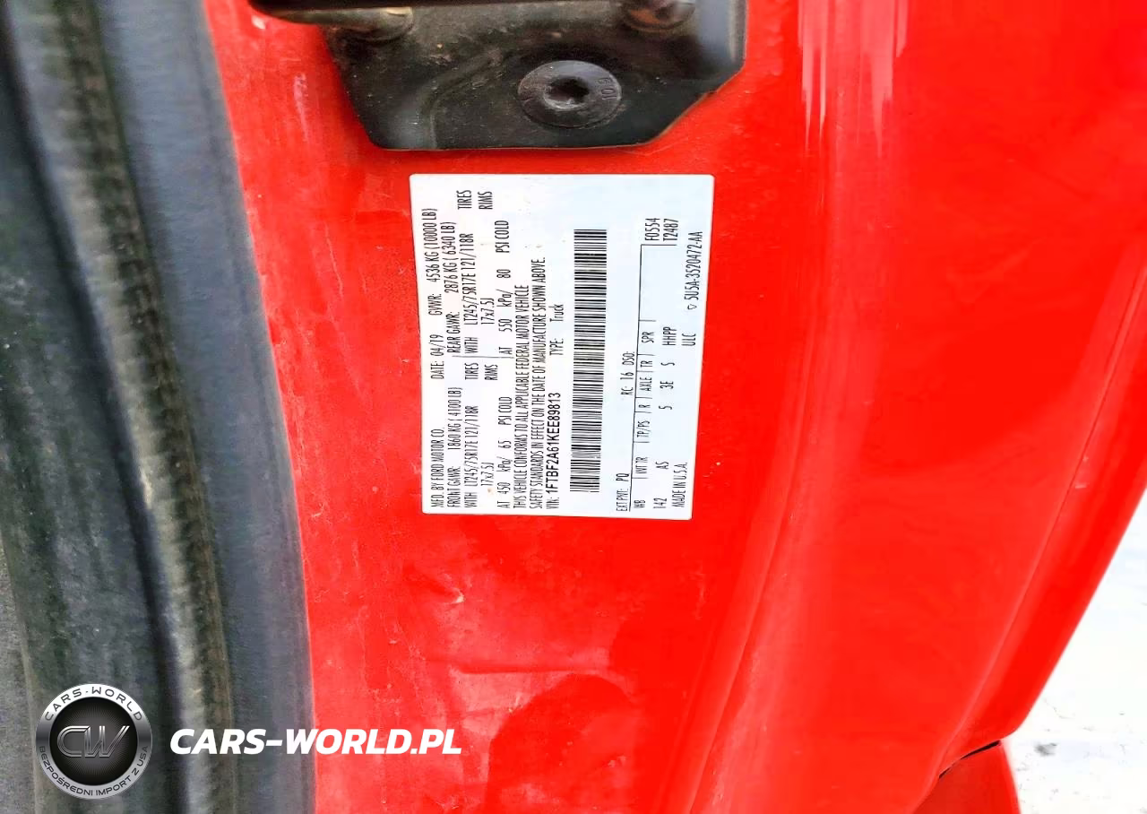 2019 Ford F250 Super Duty VIN:1FTBF2A61KEE89813 - 14