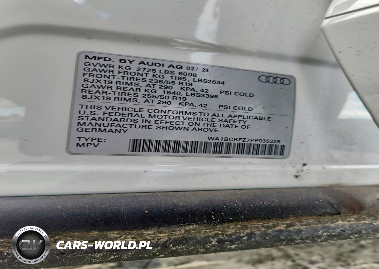 2023 Audi Q4 E-Tron Premium Plus VIN:WA1BCBFZ7PP035325 - 12