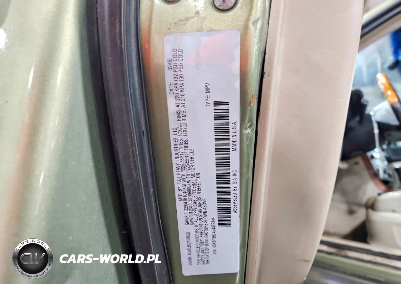 2005 Subaru Outback Outback H6 R Ll Bean VIN:4S4BP86C454372344 - 14
