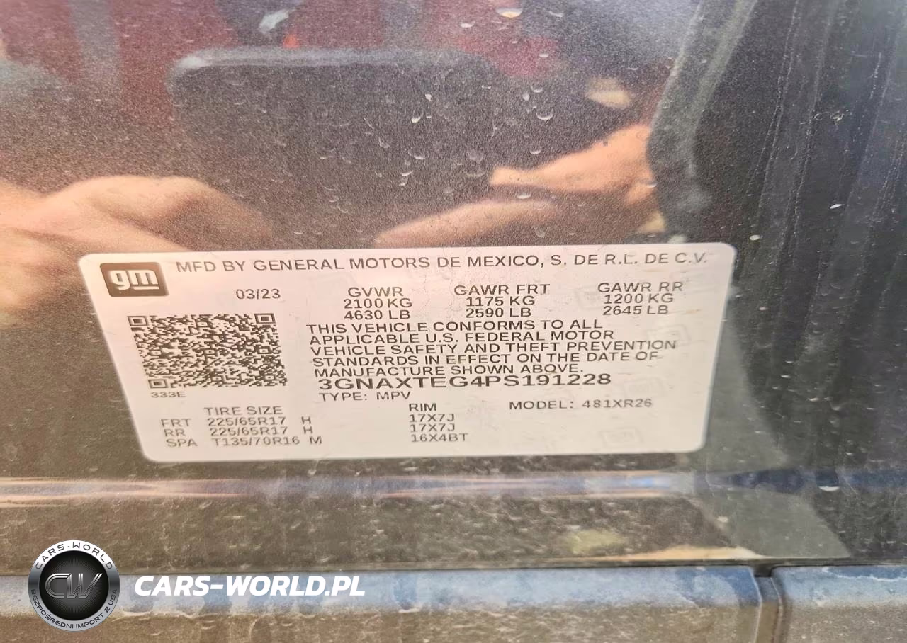 2023 Chevrolet Equinox Lt VIN:3GNAXTEG4PS191228 - 12