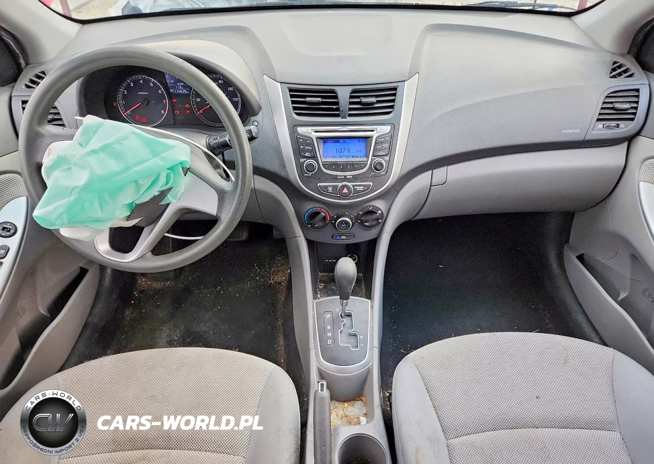 2012 Hyundai Accent Gls VIN:KMHCT4AE7CU085143 - 8