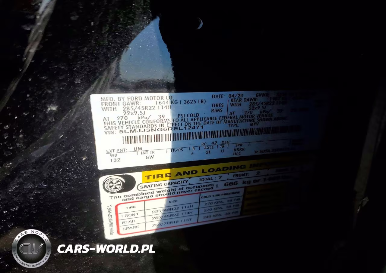 2024 Lincoln Navigator L VIN:5LMJJ3NG6REL12471 - 14