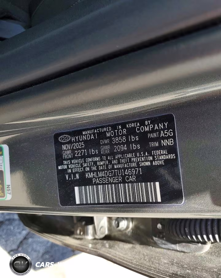 2026 Hyundai Elantra Sel Sport VIN:KMHLM4DG7TU146971 - 12