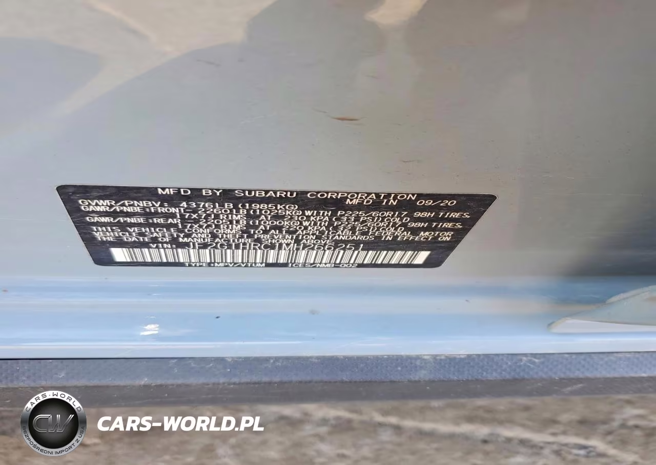 2021 Subaru Crosstrek Sport VIN:JF2GTHRC1MH266251 - 13