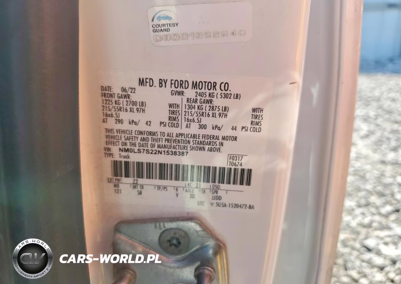 2022 Ford Transit Connect Xl VIN:NM0LS7S22N1538387 - 14