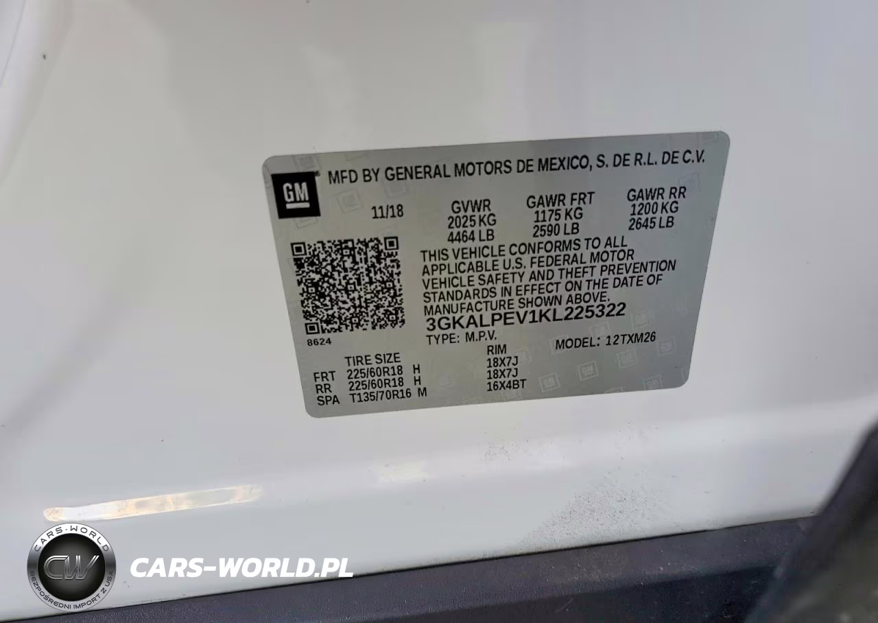 2019 GMC Terrain Slt VIN:3GKALPEV1KL225322 - 13