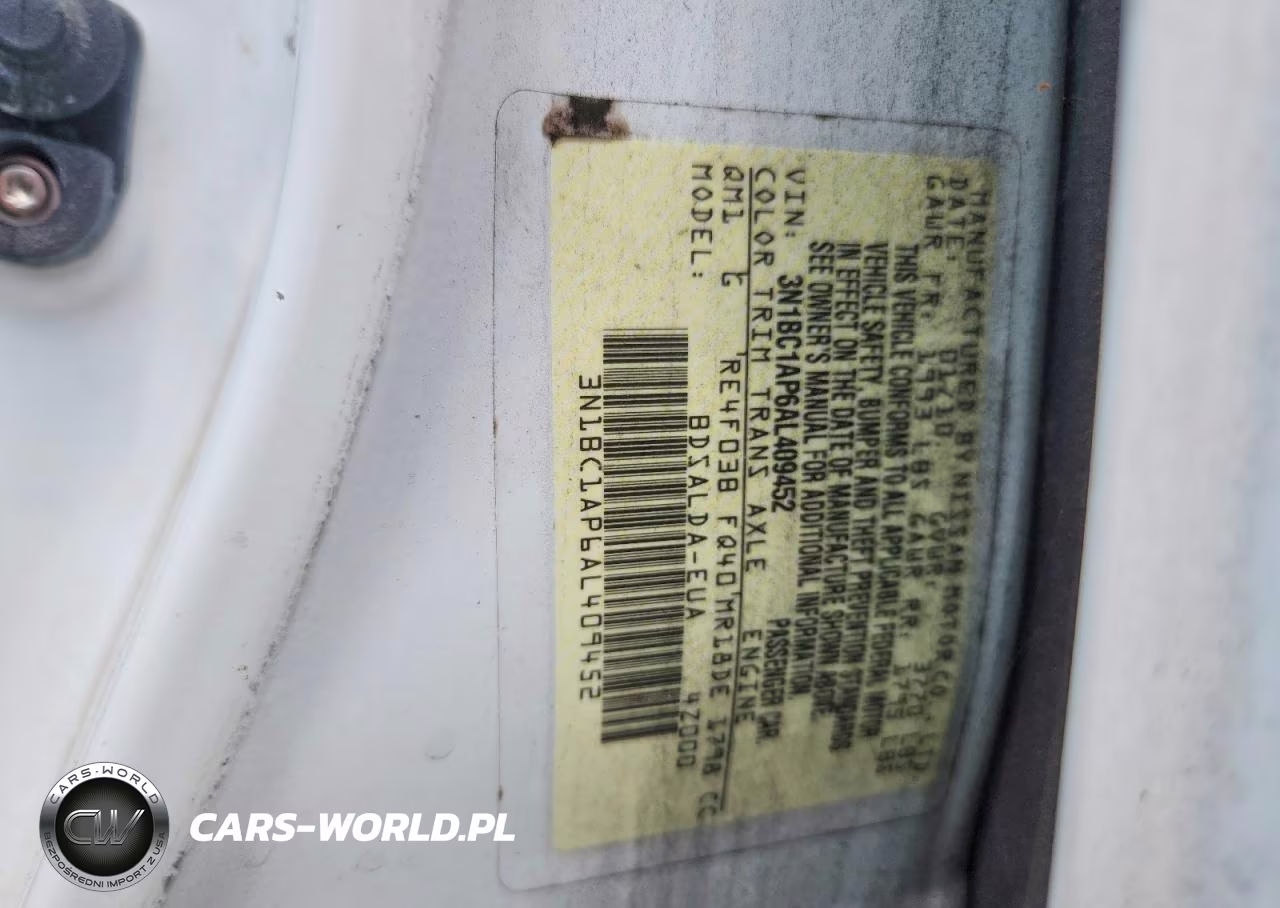 2010 Nissan Versa 1.8 S VIN:3N1BC1AP6AL409452 - 13