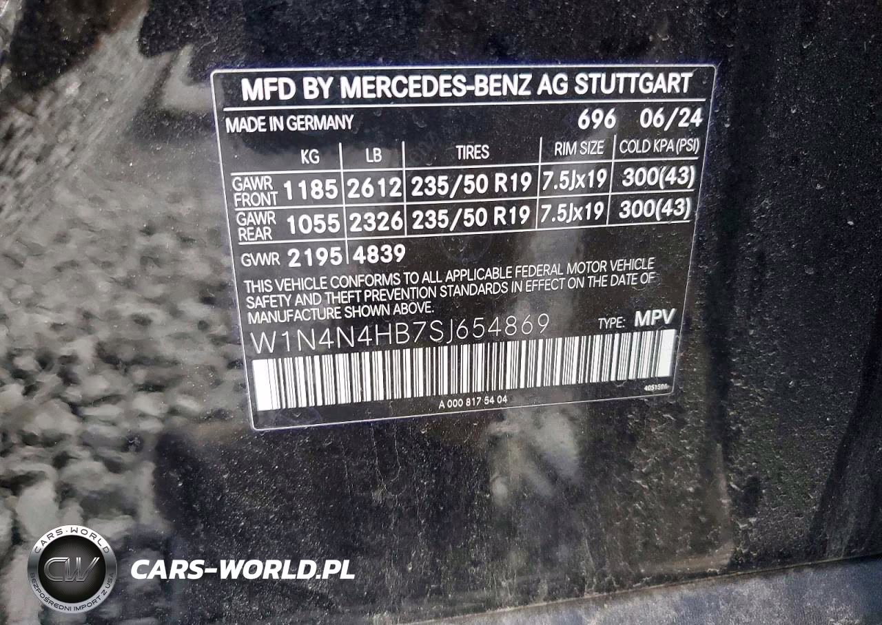 2025 Mercedes-Benz 300 VIN:W1N4N4HB7SJ654869 - 13