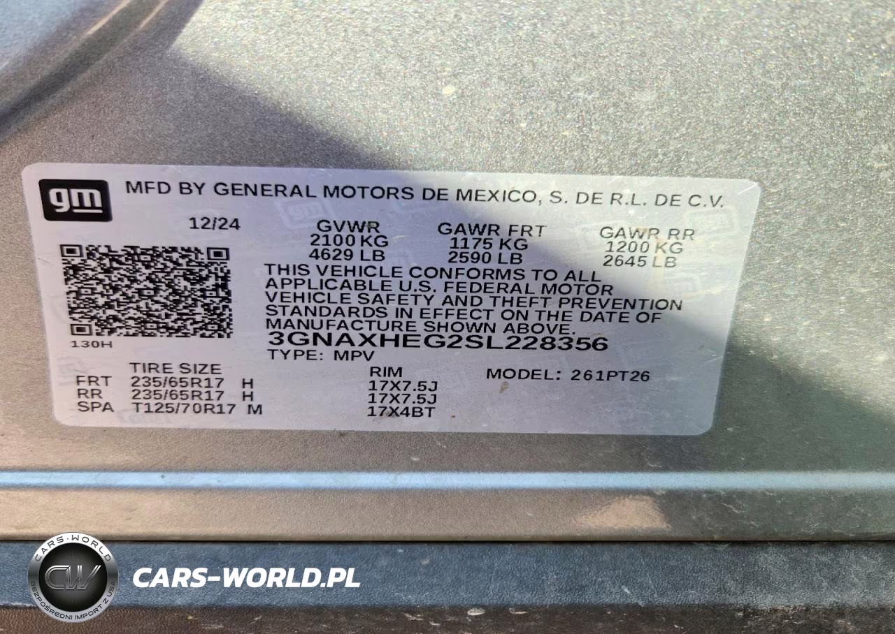 2025 Chevrolet Equinox Lt VIN:3GNAXHEG2SL228356 - 13