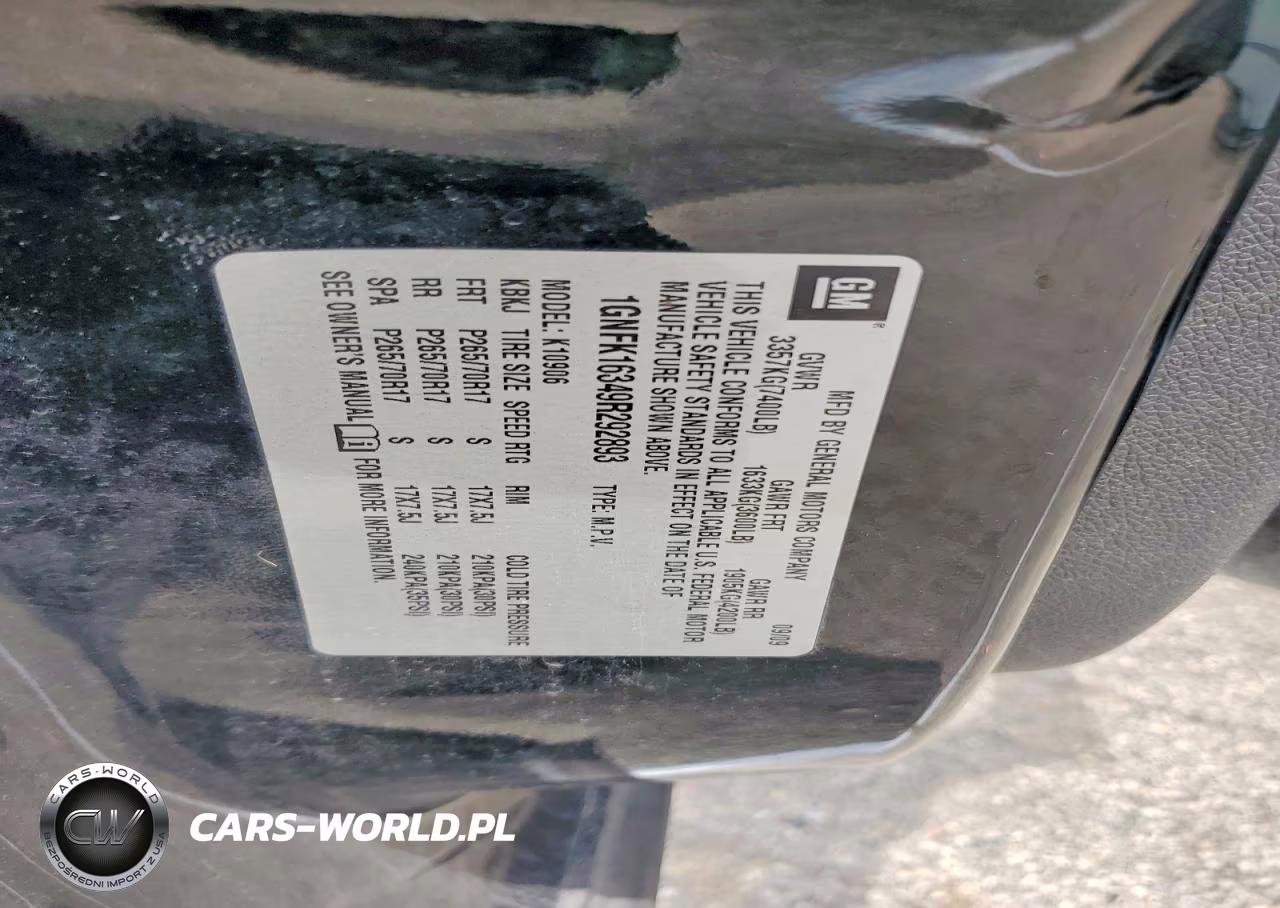 2009 Chevrolet Suburban K1500 Ls VIN:1GNFK16349R292893 - 13
