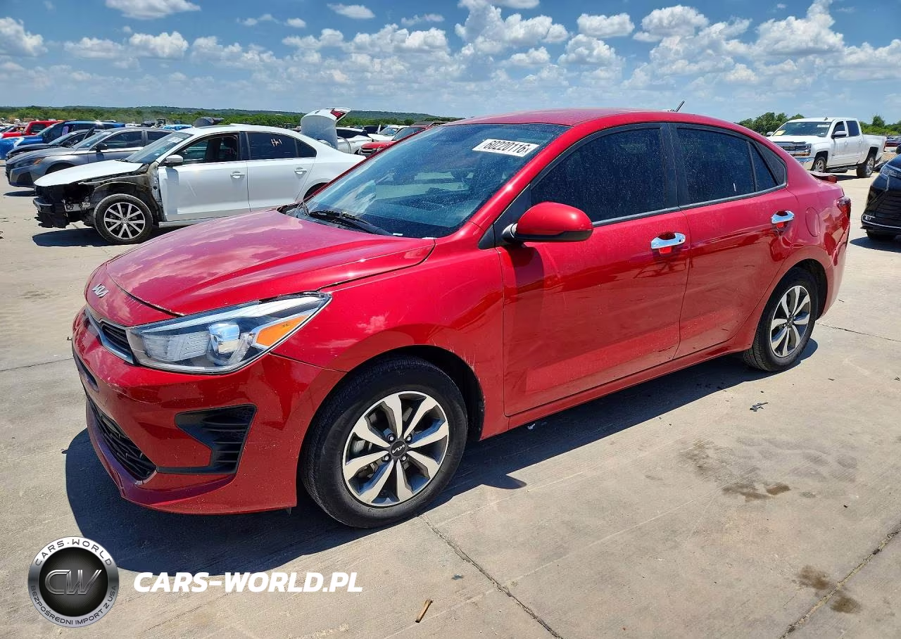 2022 Kia Rio S VIN:3KPA24AD8NE475689 - 1