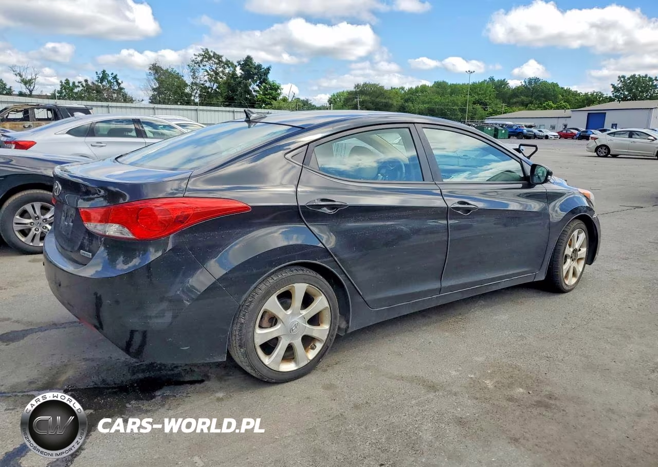 2012 Hyundai Elantra Limited VIN:5NPDH4AE9CH110628 - 3