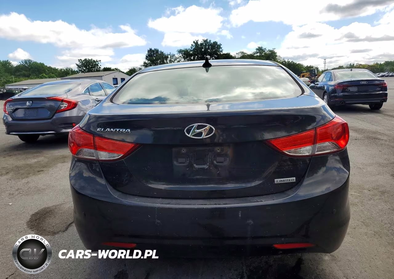 2012 Hyundai Elantra Limited VIN:5NPDH4AE9CH110628 - 6