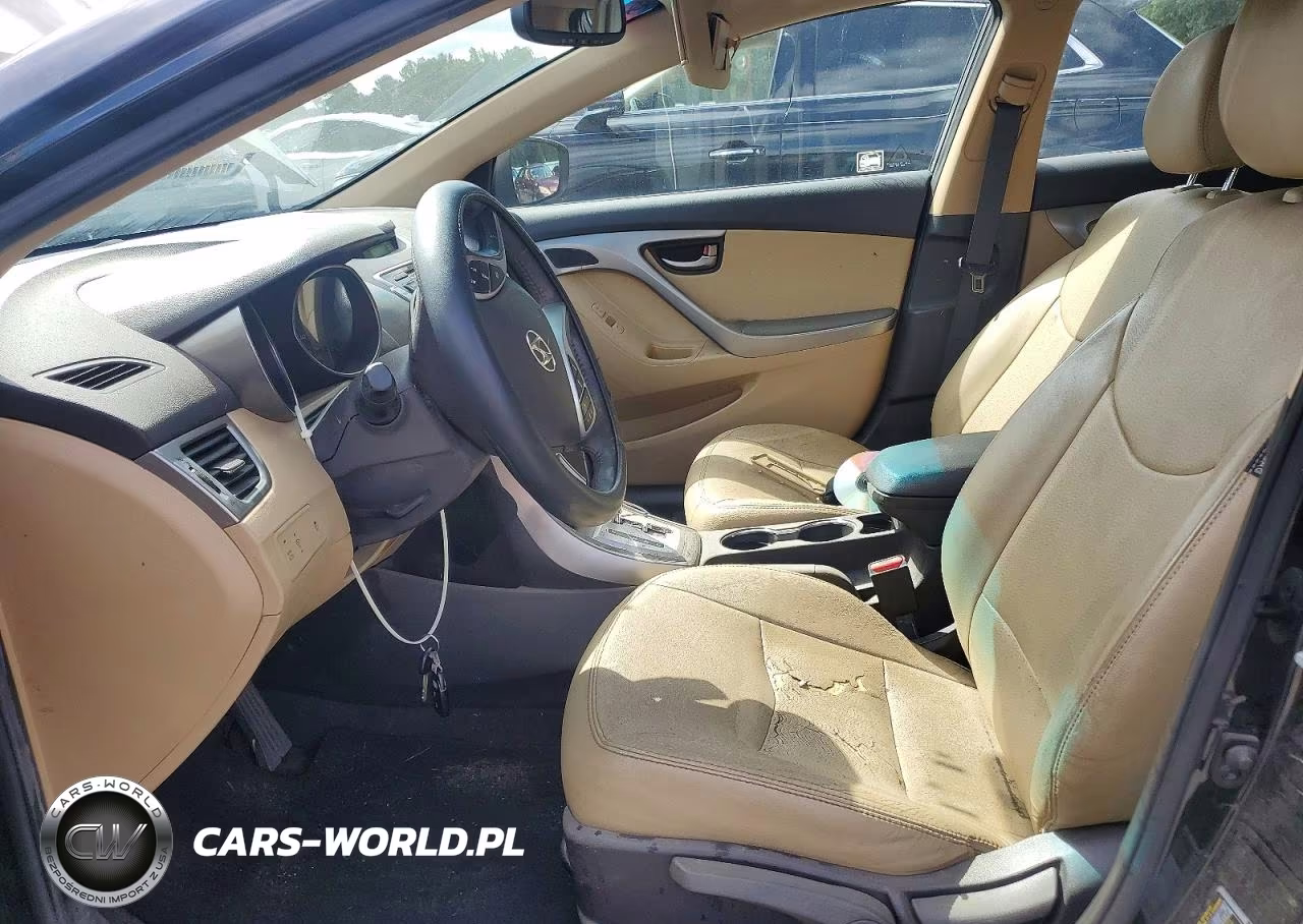 2012 Hyundai Elantra Limited VIN:5NPDH4AE9CH110628 - 7