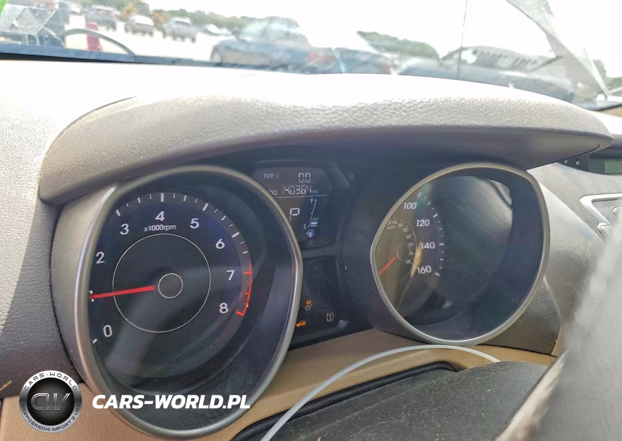 2012 Hyundai Elantra Limited VIN:5NPDH4AE9CH110628 - 9
