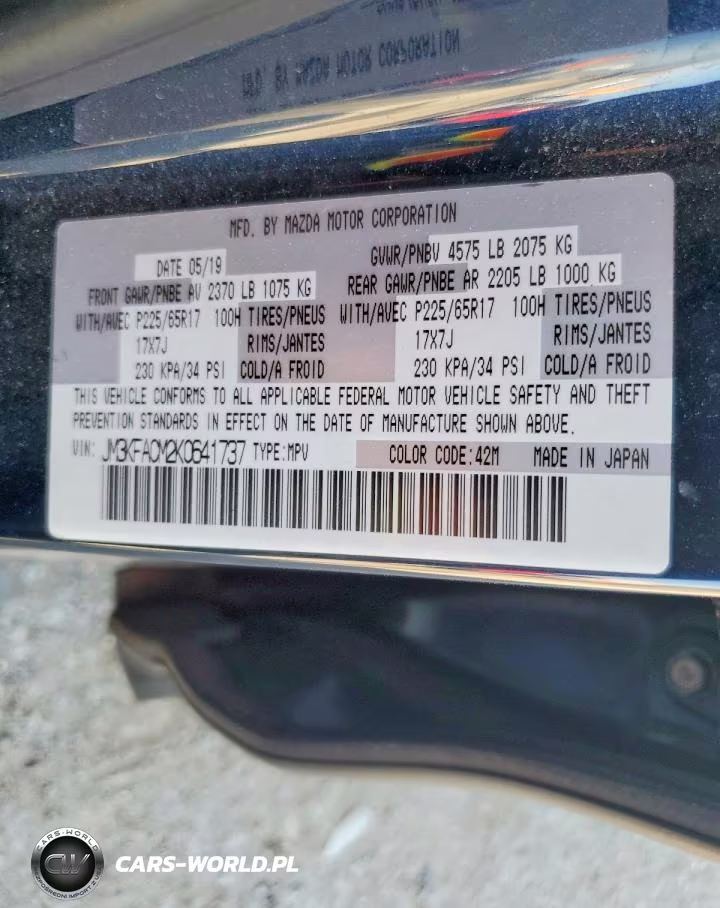 2019 Mazda Cx-5 Touring VIN:JM3KFACM2K0641737 - 13