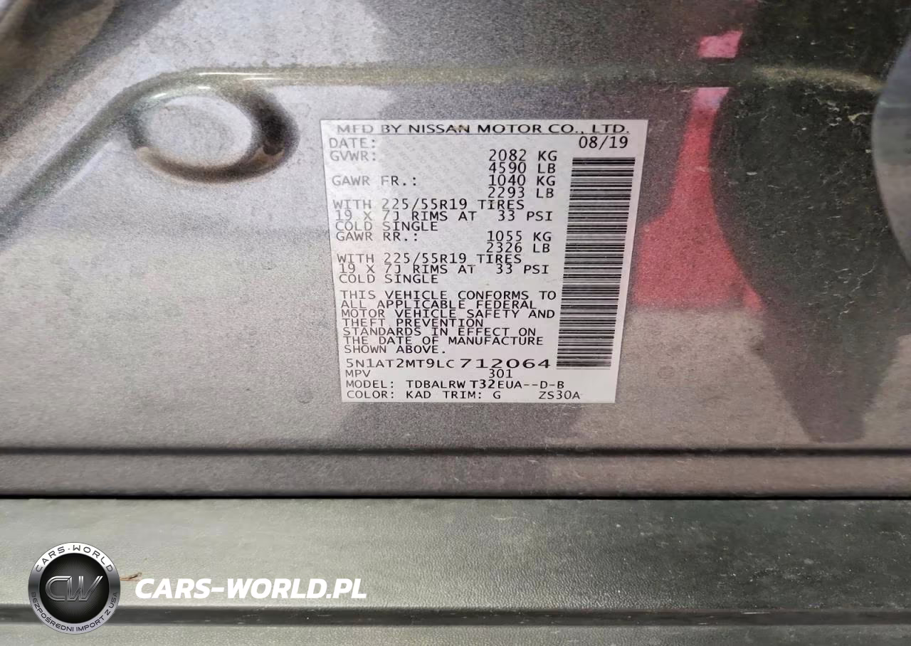 2020 Nissan Rogue Sl VIN:5N1AT2MT9LC712064 - 14