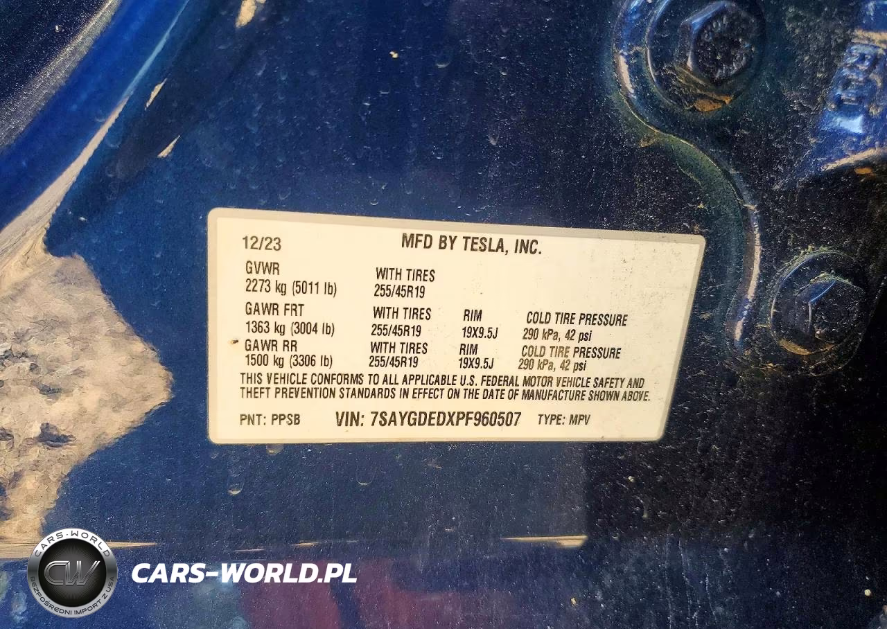 2023 Tesla Model Y VIN:7SAYGDEDXPF960507 - 14