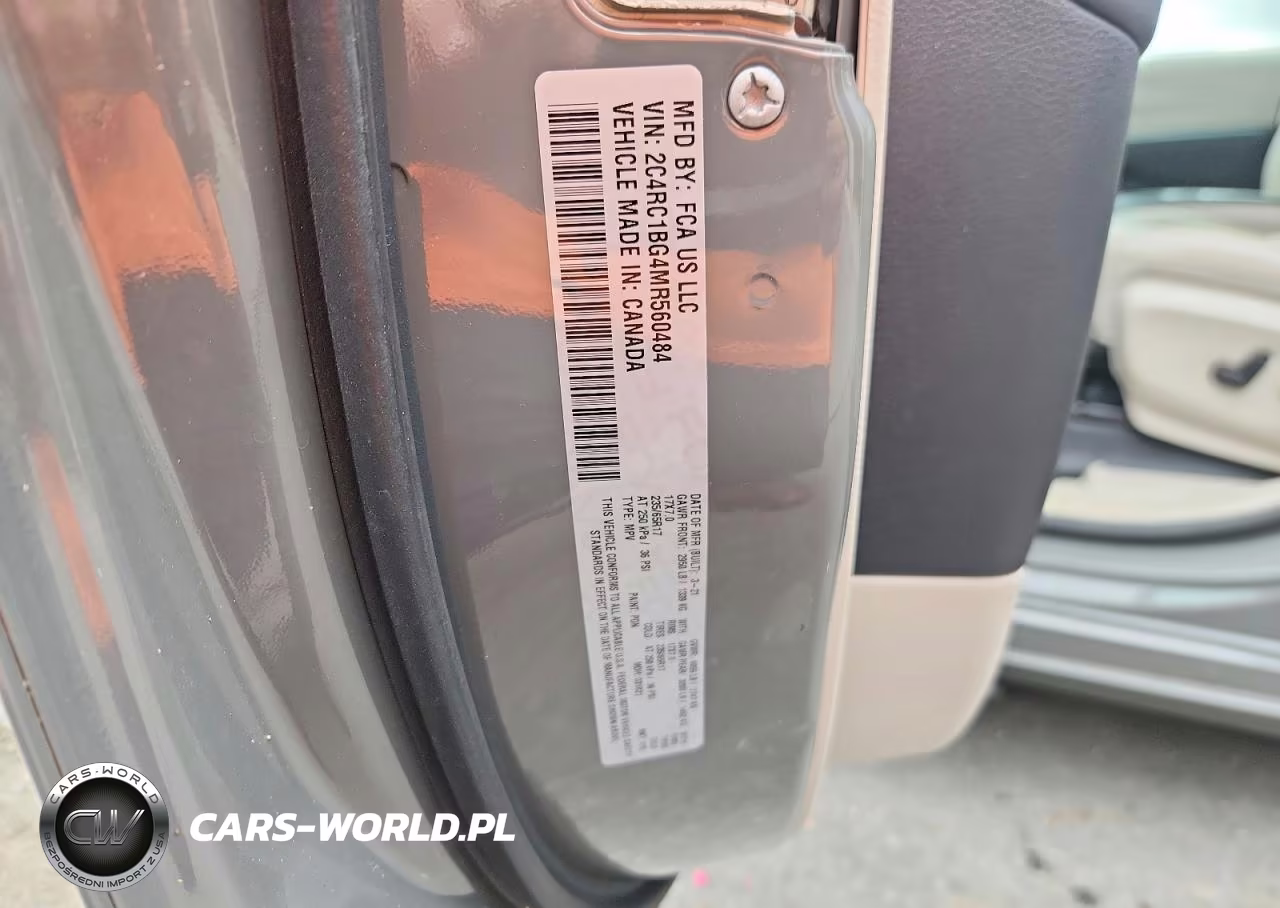 2021 Chrysler Pacifica Touring L VIN:2C4RC1BG4MR560484 - 13