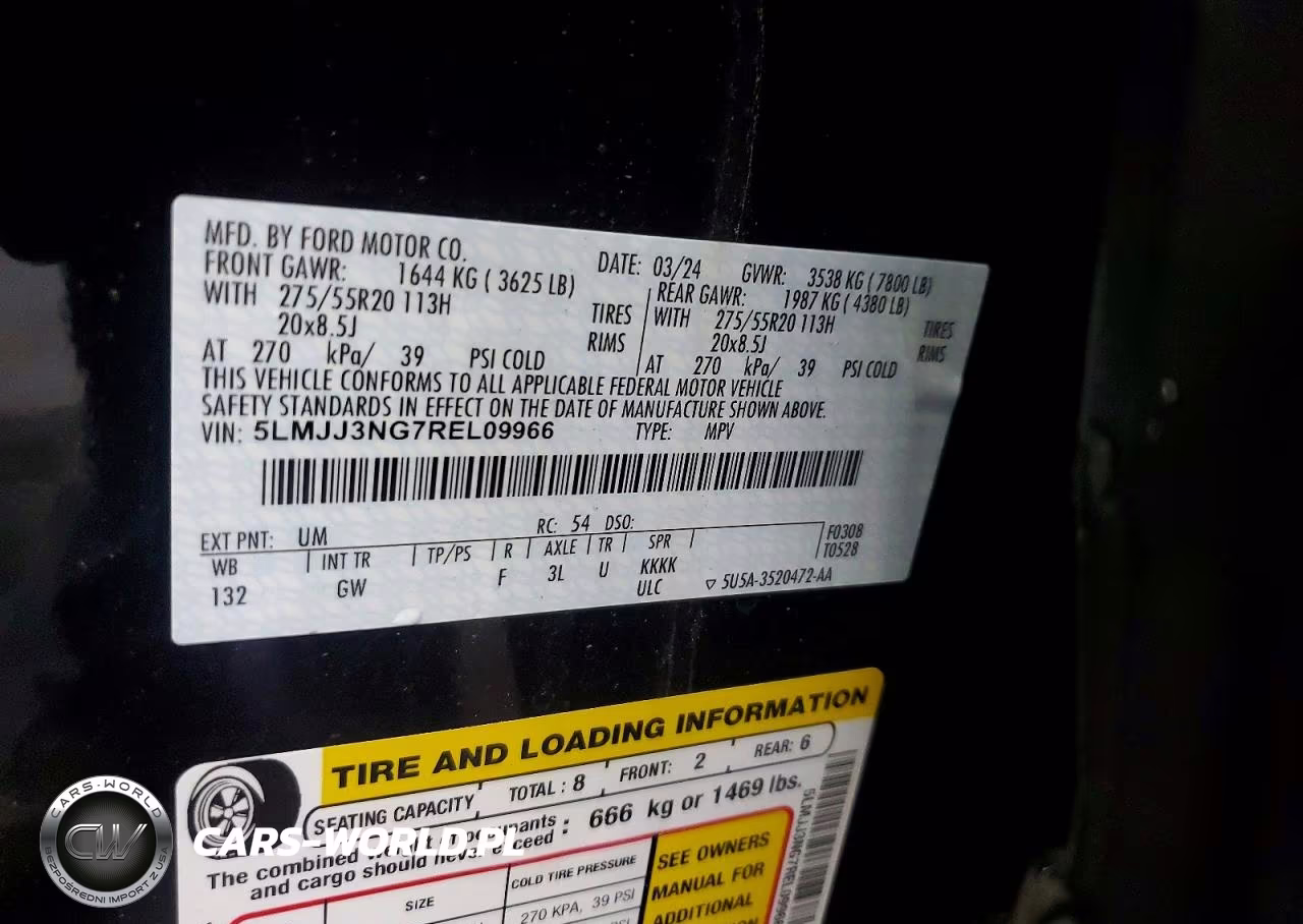 2024 Lincoln Navigator L VIN:5LMJJ3NG7REL09966 - 13