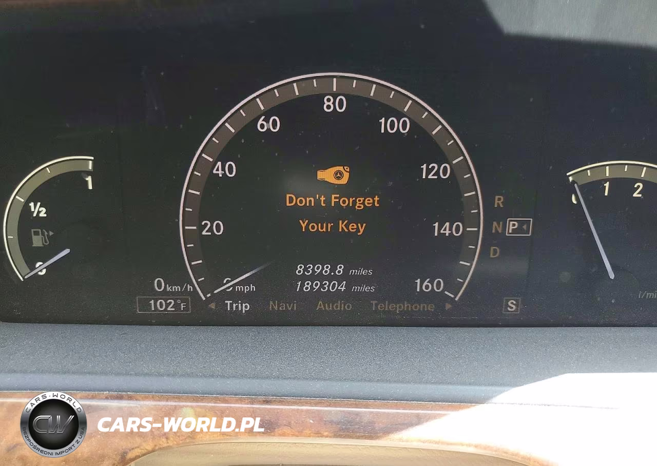 2009 Mercedes-Benz S 550 VIN:WDDNG71X09A284717 - 9