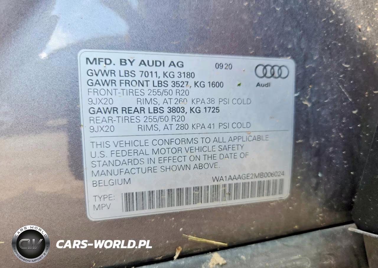 2021 Audi E-Tron Premium VIN:WA1AAAGE2MB006024 - 13